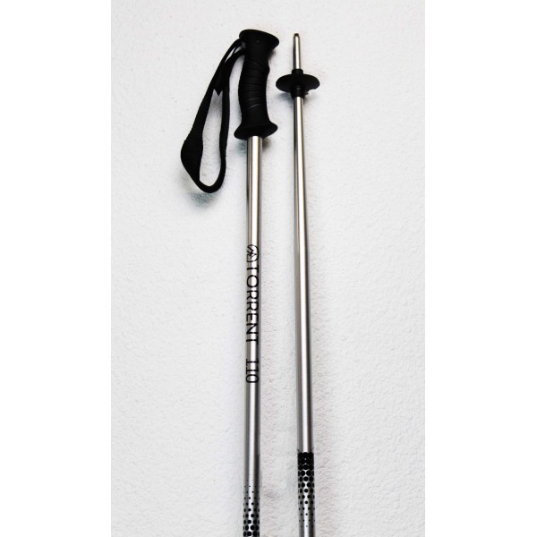 Ski poles Torrent Alu-Silver / Black 110