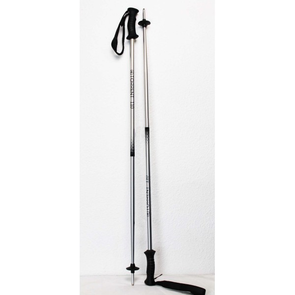 Ski poles Torrent Alu-Silver / Black 110