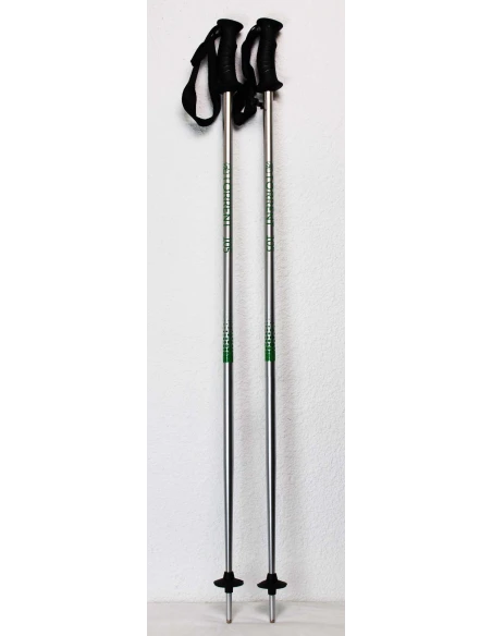 Ski-stöcke Torrent Alu Silber / Grün 105 Ski-stöcke Torrent Alu Silber / Grün 105