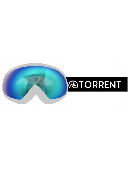 Ski mask Torrent HB126 White / Blue Mirror TORRENT - 1