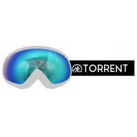 Maschera da sci Torrent HB126 Bianco / Blu Specchio TORRENT - 1