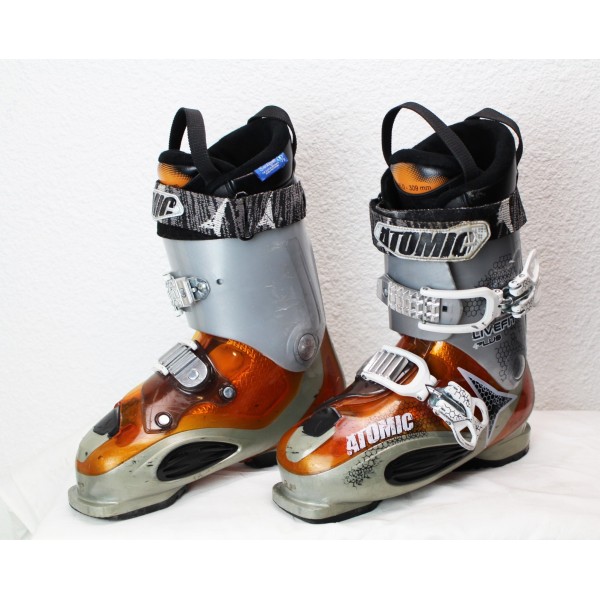 Ski boots Atomic Live Fit + Gray / Orange