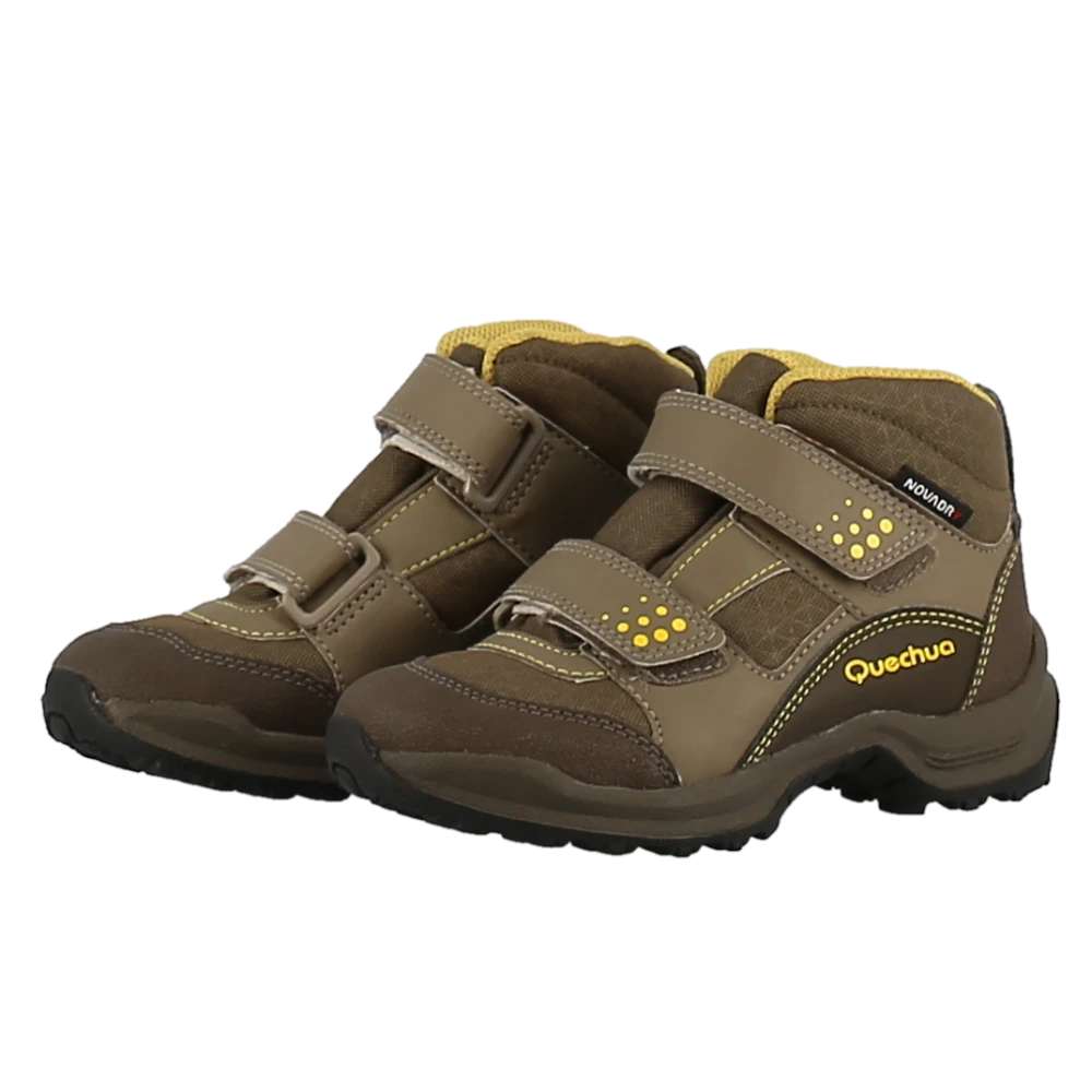 Wanderschuhe Jr Quechua Forclaz 100 Novadry Brown
