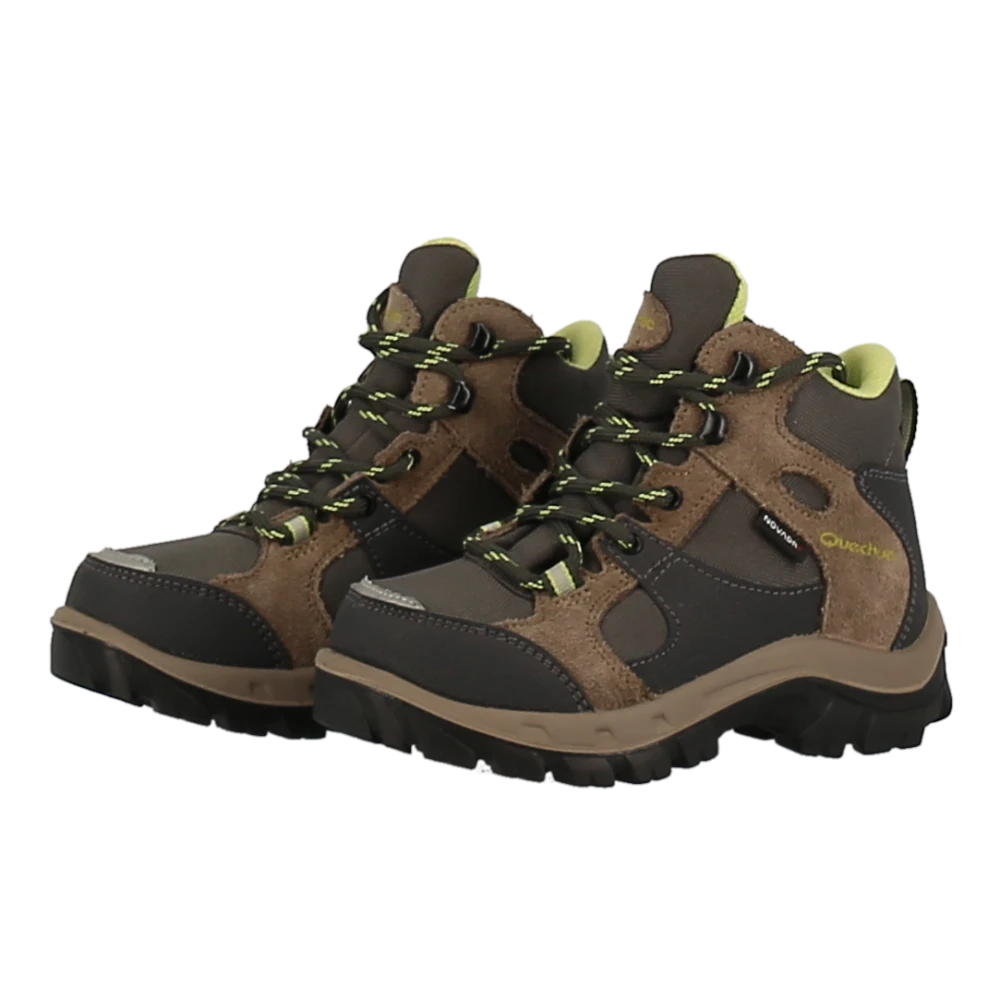 Wanderschuhe Jr Quechua Forclaz Grau / Braun