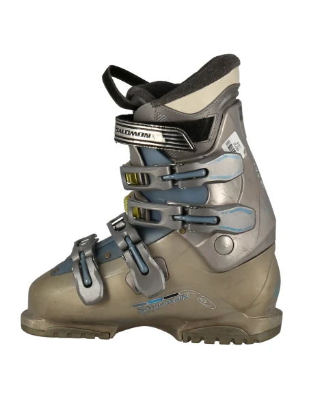 Ski-schuhe-Salomon-London-Grau / Blau