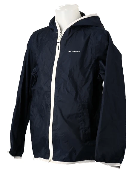 Antivento Quechua Raincut Zip Navy Junior