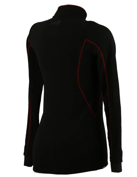 Fleece-wed ' ze Xwarm Schwarz / Rosa