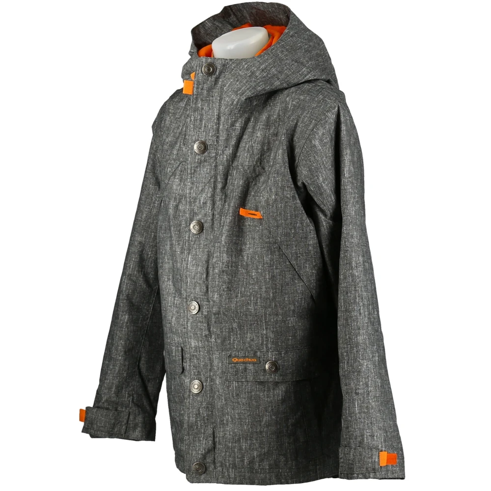 Ski-jacke von Quechua Kutuna 3-in-1-Grau / Orange