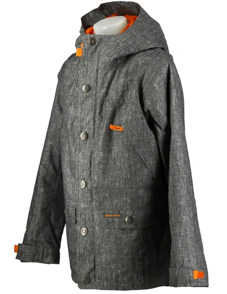Ski-jacke von Quechua Kutuna 3-in-1-Grau / Orange