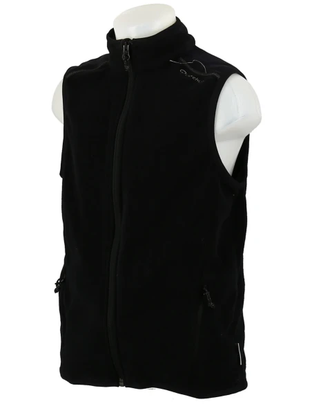 Fleece-Jacke Ohne Ärmel Quechua-F500 Schwarz