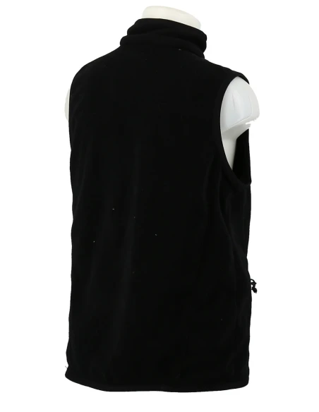 Fleece-Jacke Ohne Ärmel Quechua-F500 Schwarz