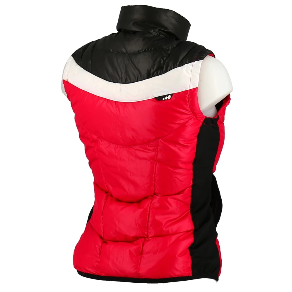 Daunenjacke Ohne Ärmel Quechua Mideet Sut Rosa / Schwarz