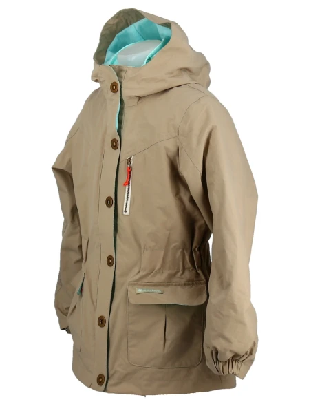 Ski-jacke von Quechua Kutuna 3-in-1-Beige / Blau