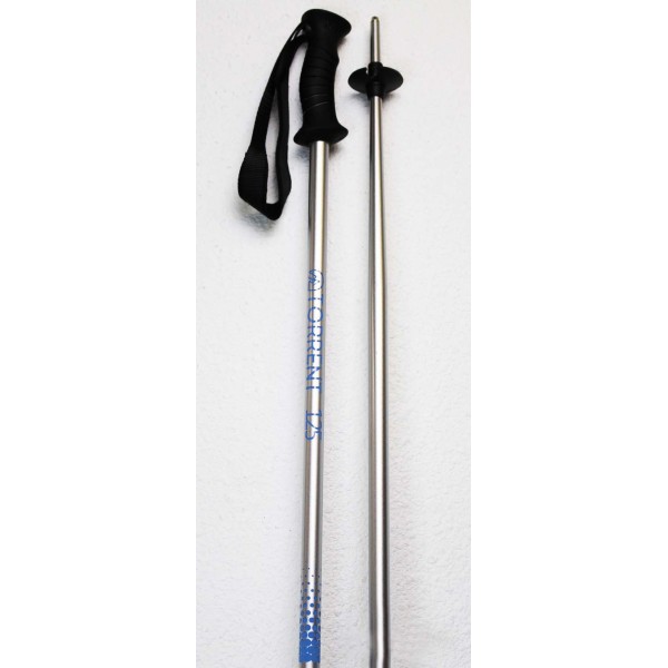 Torrent Alu Ski Poles Silver / Blue 125