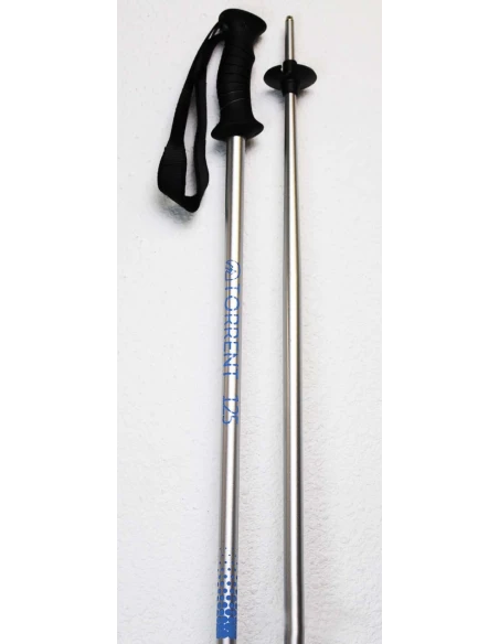 Torrent Alu Ski Poles Silver / Blue 125 Torrent Alu Ski Poles Silver / Blue 125