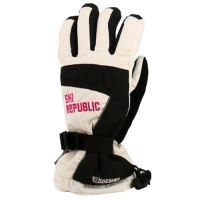 Guanti da sci Republic Booster Bianco / Nero