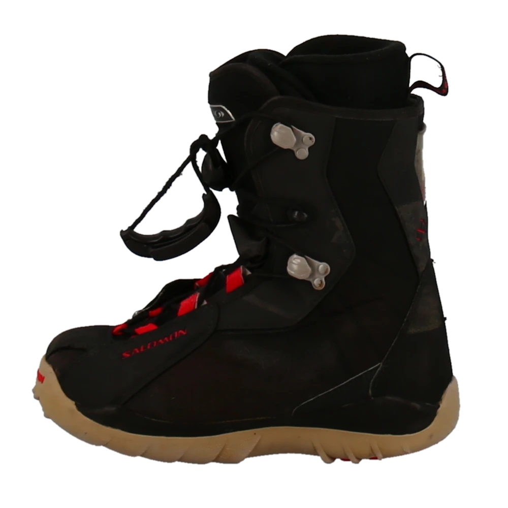 Salomon Kamooks Snowboard-Stiefel Schwarz/Rot
