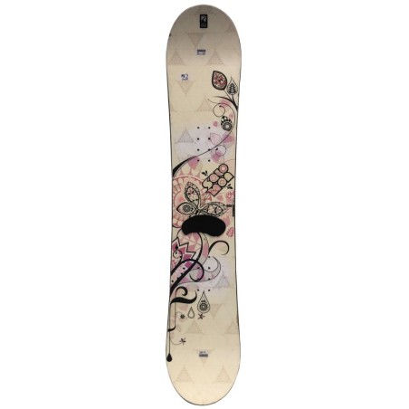 Snowboard Salomon Lotus Papillon White / Pink 143