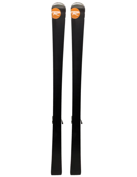 Packung Ski Rossignol Radical World Cup 9 GS Schwarze Rossignol-Bindungen