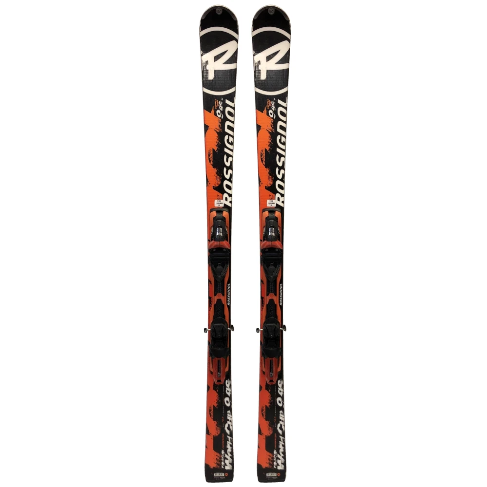 Packung Ski Rossignol Radical World Cup 9 GS Schwarze Rossignol-Bindungen