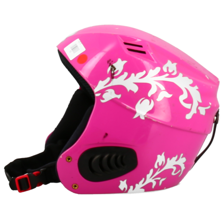 X Tulips Pink Jr Used Ski Helmet