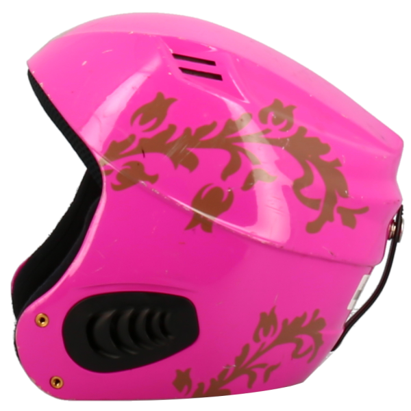 X Tulips Pink Jr Used Ski Helmet