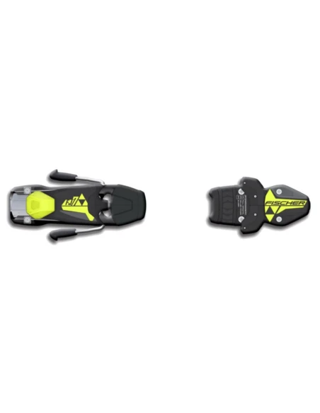 Fischer Fj7 Ac Solid Black / Yellow Ski Bindings