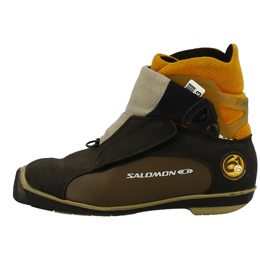 Salomon 616 Grau / Gelb Nordische Skischuhe
