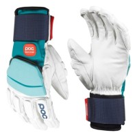 Gants de Ski POC Super Palm Comp Julia Blanc / Bleu