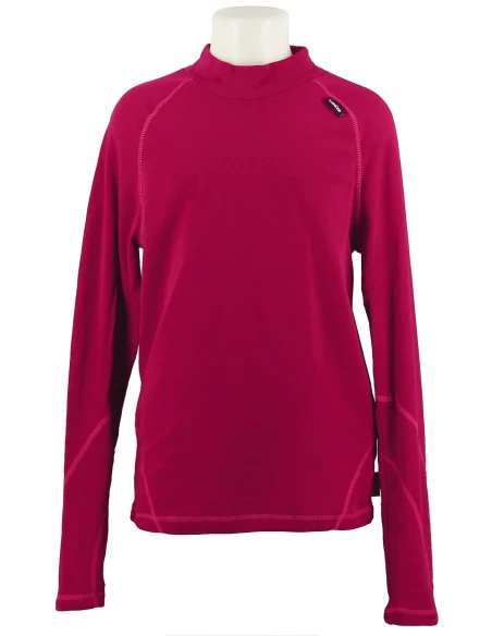 Technical Underwear Wed'ze Simple Warm Jr Berry Red