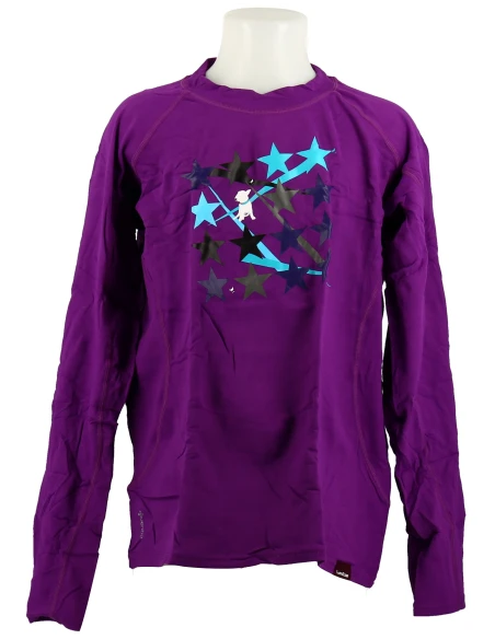 Sous-Vêtement Technique Wed'ze Flowfit Girl Purple Tee Sous-Vêtement Technique Wed'ze Flowfit Girl Purple Tee