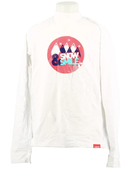 Sous-Vêtement Technique Wed'ze Flowfit Girl Ltd White Sous-Vêtement Technique Wed'ze Flowfit Girl Ltd White
