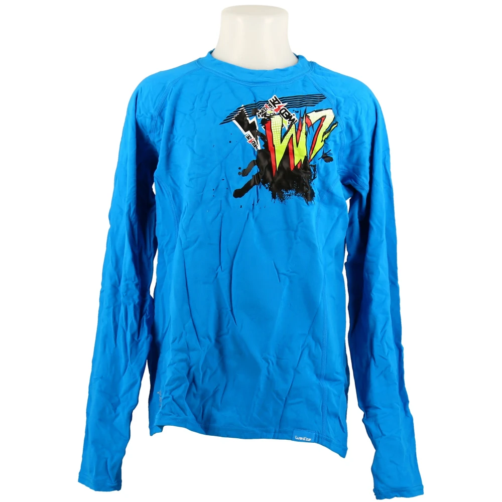 Technische Unterwäsche Wed'ze Flowfit Boy Blue Tee