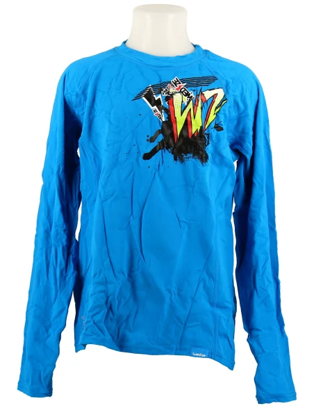 Technische Unterwäsche Wed'ze Flowfit Boy Blue Tee
