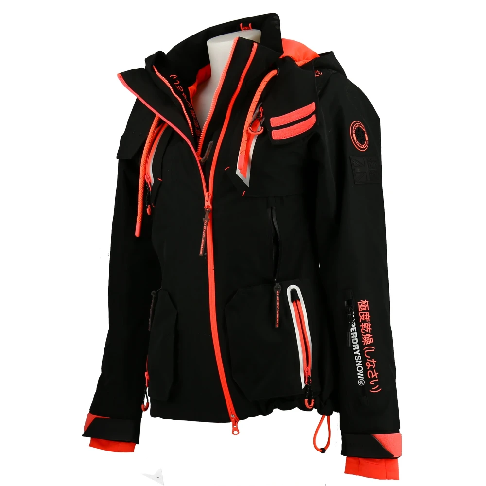 Superdry Ultimate Snow Action Black Skijacke