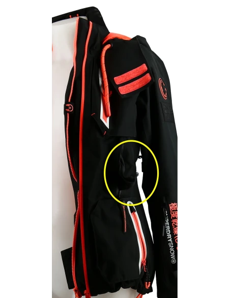 Superdry Ultimate Snow Action Black Skijacke
