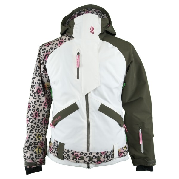 Chaqueta de esquí Watts Buggy1 Blanco / Verde