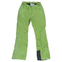 Pantaloni da sci Salomon Iceglory verdi  - 1