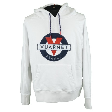 Hooded Sweatshirt Vuarnet Fleece Dakar White VUARNET - 1