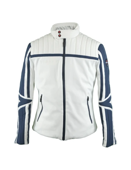 Giacca da sci Giacca Softshell Vuarnet bianca
