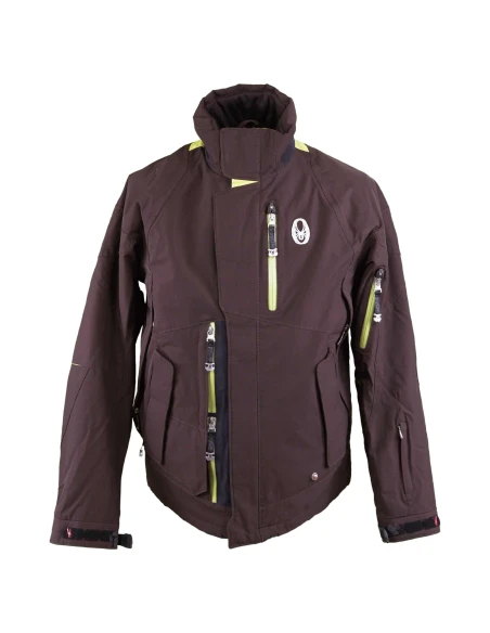 Spyder M Skijacke Braun / Gelb