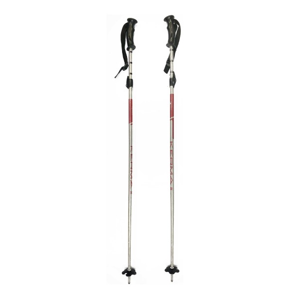 Telescopic Ski Poles Kerma Red