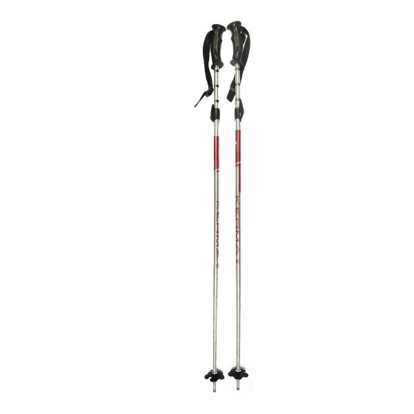 Telescopic Ski Poles Kerma Red