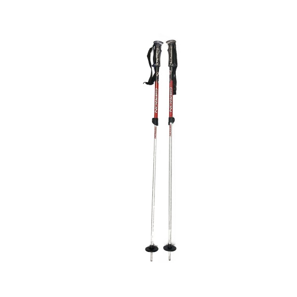 Gipron Red Telescopic Ski Poles