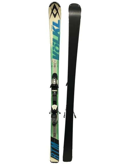 Pack Ski Völkl RTM 7.4 Bleu + Fixations Marker