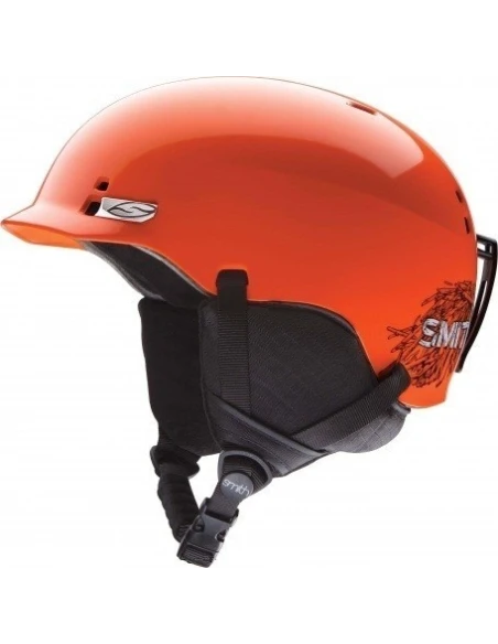 Casco da sci Smith Child Gage Jr Neon Orange Stickfort