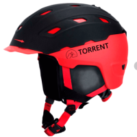 Casco De Esquí Torrent SP-S388 Híbrido Negro - Rojo