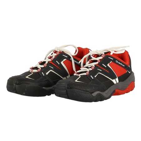 Hiking shoes Jr Quechua Crossrock Black / Red