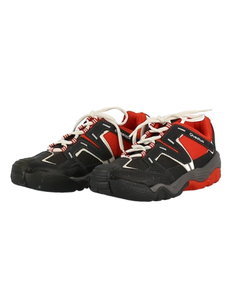 Zapatos de senderismo Jr Quechua Crossrock Negro / Rojo QUECHUA - 2 Zapatos de senderismo Jr Quechua Crossrock Negro / Rojo QUECHUA - 2