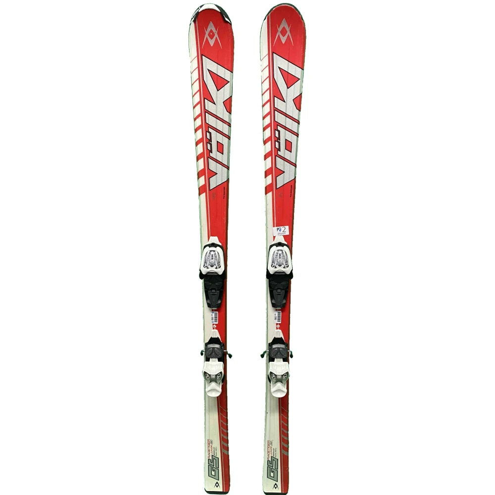 Völkl Racetiger Gs Junior Skipaket Rot/Weiß + Bindungen VOLKL - 1